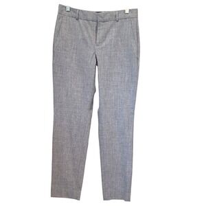 Banana Republic Ryan Curvy‎ Fit Gray Career Ankle Pants Trousers  Size 0